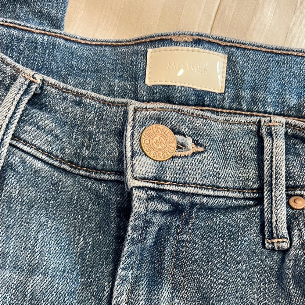 MOTHER Classic Blue Skinny Jeans